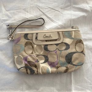 COPY - Coach textured pastel clutch
